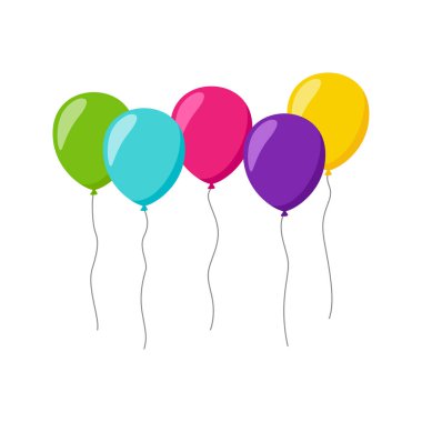 Beyaz arka plan üzerinde izole balon