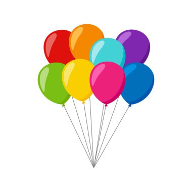 Beyaz arka plan üzerinde izole balon