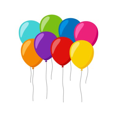 Beyaz arka plan üzerinde izole balon