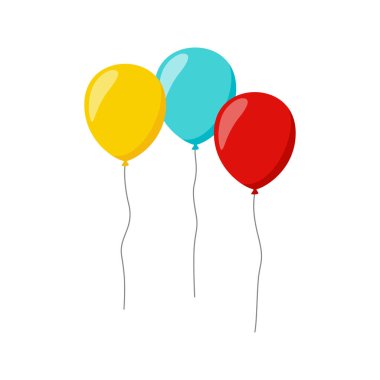 Beyaz arka plan üzerinde izole balon