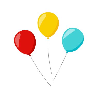 Beyaz arka plan üzerinde izole balon