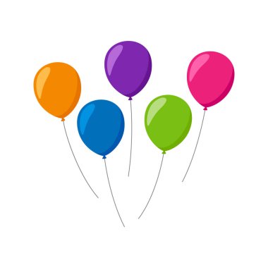 Beyaz arka plan üzerinde izole balon