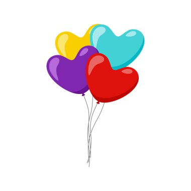 Beyaz arka plan üzerinde izole balon