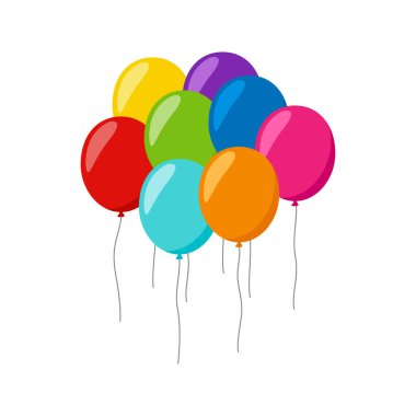 Beyaz arka plan üzerinde izole balon