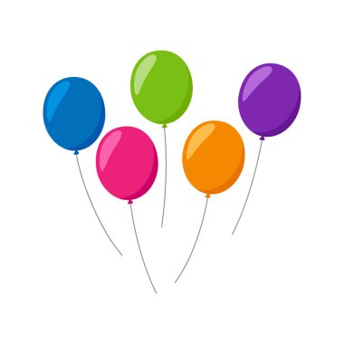 Beyaz arka plan üzerinde izole balon