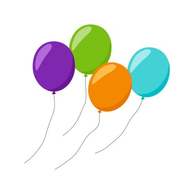 Beyaz arka plan üzerinde izole balon