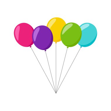 Beyaz arka plan üzerinde izole balon