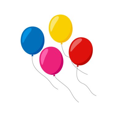 Beyaz arka plan üzerinde izole balon