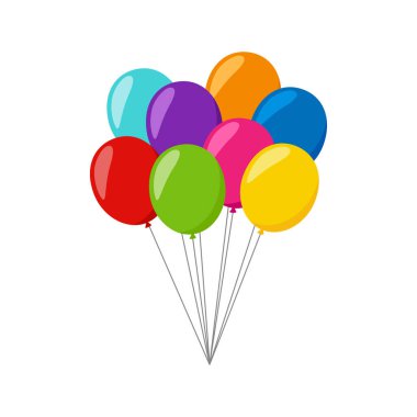 Beyaz arka plan üzerinde izole balon