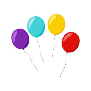 Beyaz arka plan üzerinde izole balon