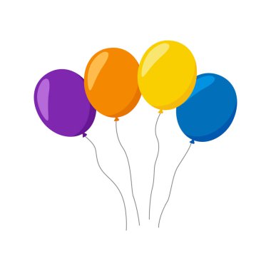 Beyaz arka plan üzerinde izole balon