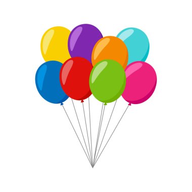 Beyaz arka plan üzerinde izole balon