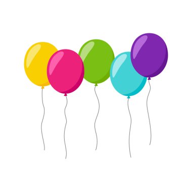 Beyaz arka plan üzerinde izole balon