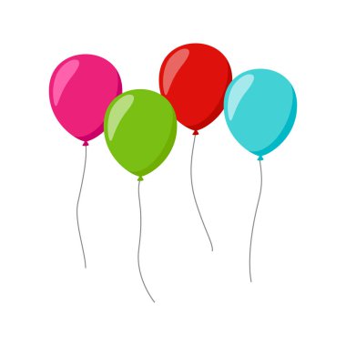 Beyaz arka plan üzerinde izole balon