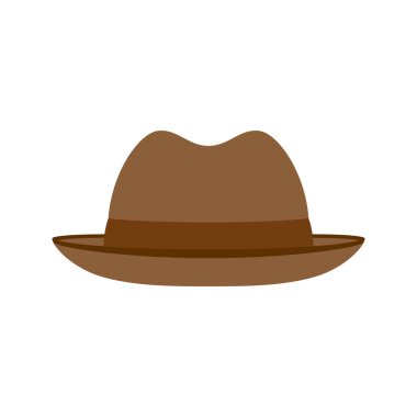 Beyaz arkaplanda izole edilmiş şapka