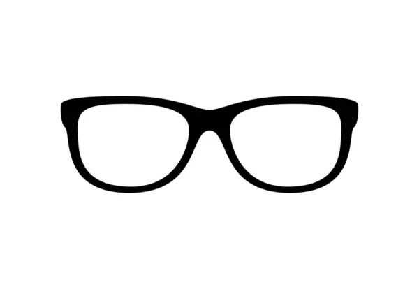 Glasögon Isolerade Vit Bakgrund — Stock vektor