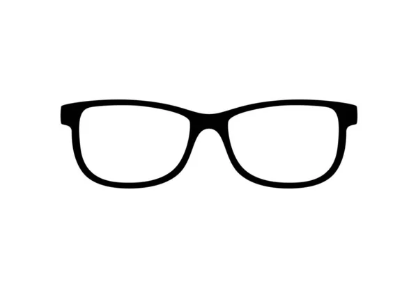 白い背景に隔離されたメガネ — ストックベクタ