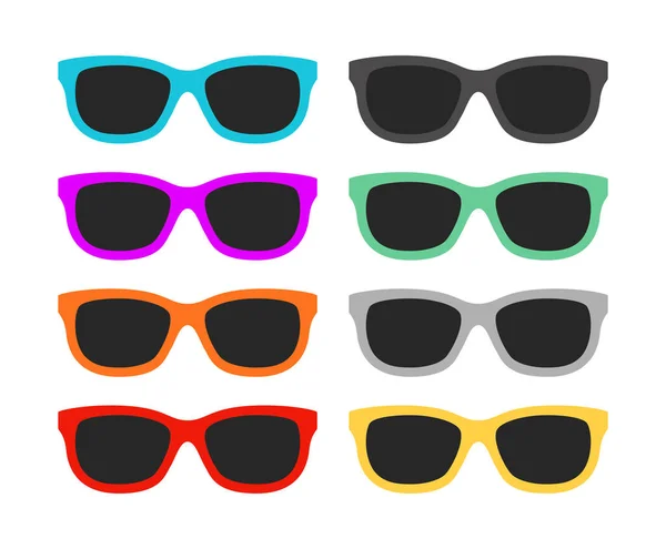 Gafas Aisladas Sobre Fondo Blanco — Vector de stock