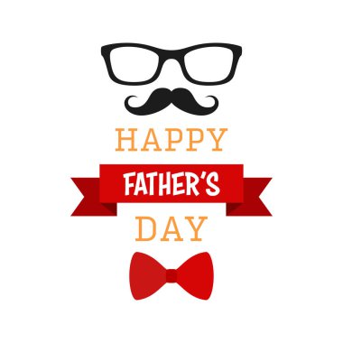 Beyaz arka planda Babalar Günü tasarımınız kutlu olsun.
