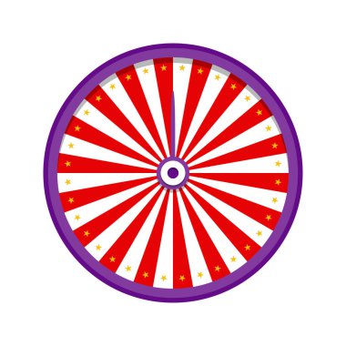 Fortune Wheel isolated on white background