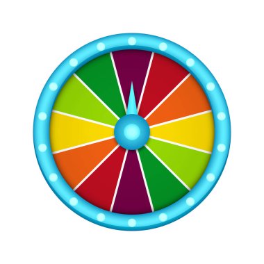 Fortune Wheel isolated on white background