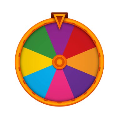 Fortune Wheel isolated on white background