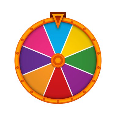 Fortune Wheel isolated on white background