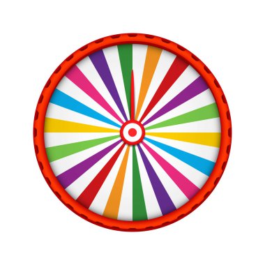Fortune Wheel isolated on white background