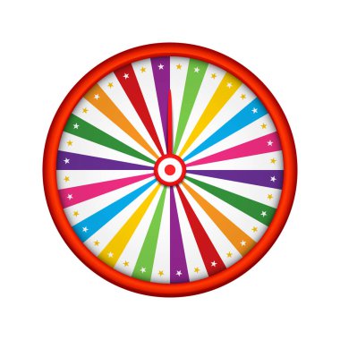 Fortune Wheel isolated on white background