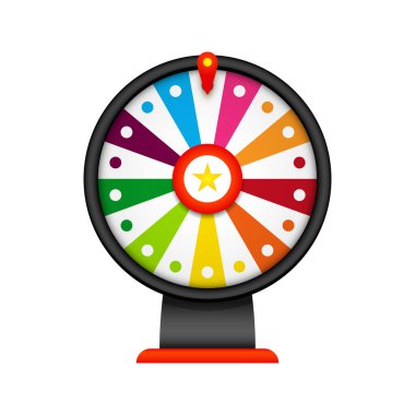 Fortune Wheel isolated on white background