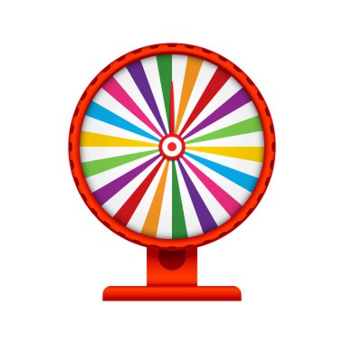 Fortune Wheel isolated on white background