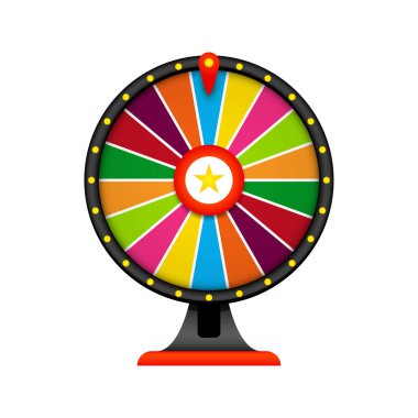 Fortune Wheel isolated on white background