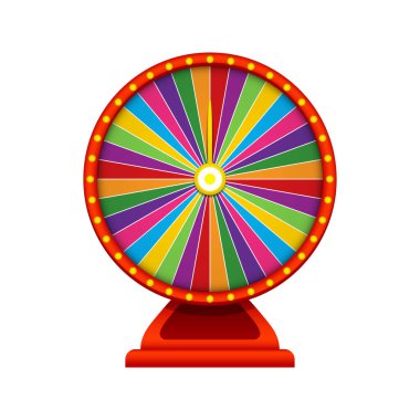 Fortune Wheel isolated on white background