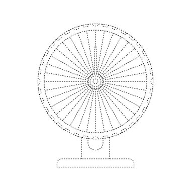 Fortune Wheel tracing worksheet for kids