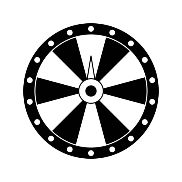 Fortune Wheel Isolated White Background — Stockový vektor