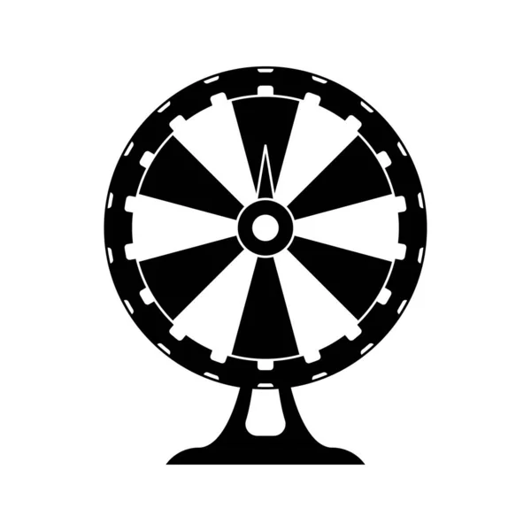 Fortune Wheel Isolated White Background —  Vetores de Stock