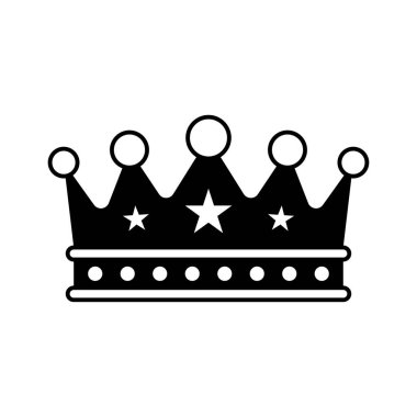 Beyaz arka plan üzerinde izole taç