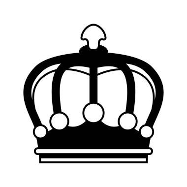 Beyaz arka plan üzerinde izole taç