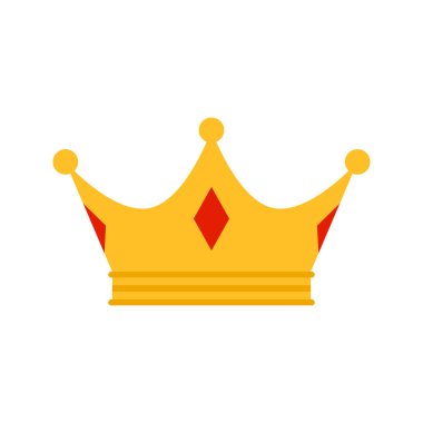 Beyaz arka plan üzerinde izole taç