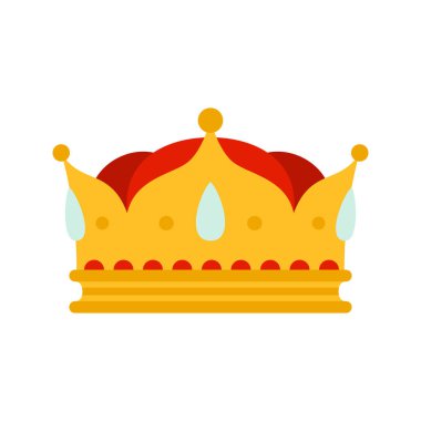 Beyaz arka plan üzerinde izole taç