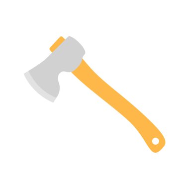 beyaz arkaplanda izole edilmiş balta