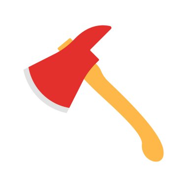 beyaz arkaplanda izole edilmiş balta