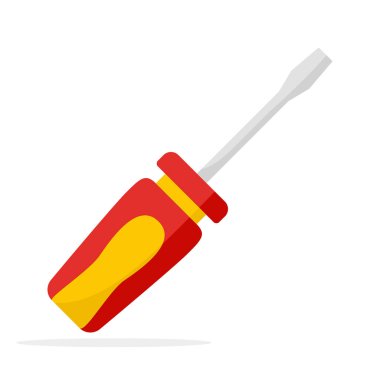 Tornavida beyaz arkaplanda izole edildi