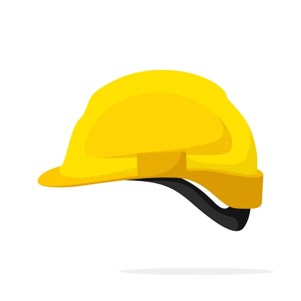 Safety Helmet Isolated White Background — Stock Vector