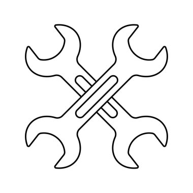 Coloring page with Spanner for kids