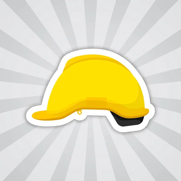 Note Sticker Safety Helmet Vector — Image vectorielle