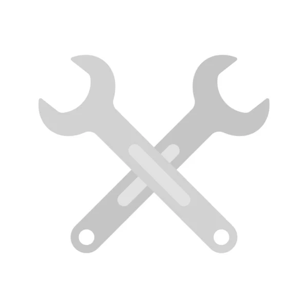 Spanner Aislado Sobre Fondo Blanco — Vector de stock