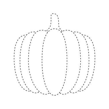 Çocuklar için kabak izleme çalışma tablosu