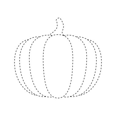 Çocuklar için kabak izleme çalışma tablosu