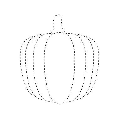 Çocuklar için kabak izleme çalışma tablosu